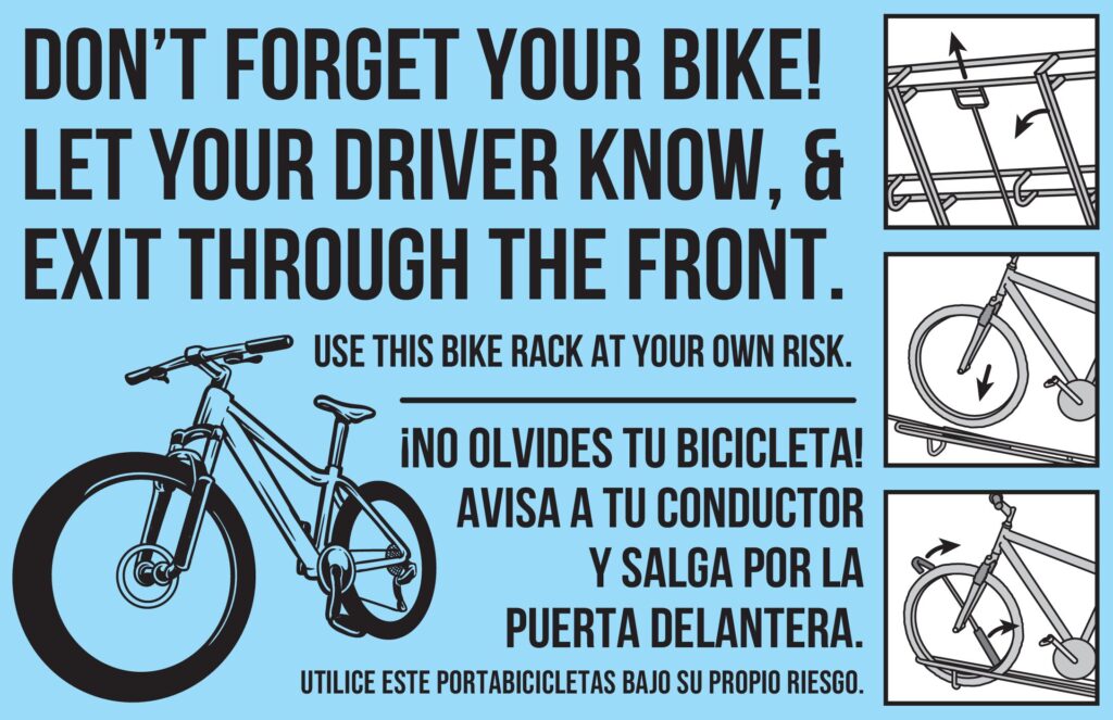 Bicycle route exits