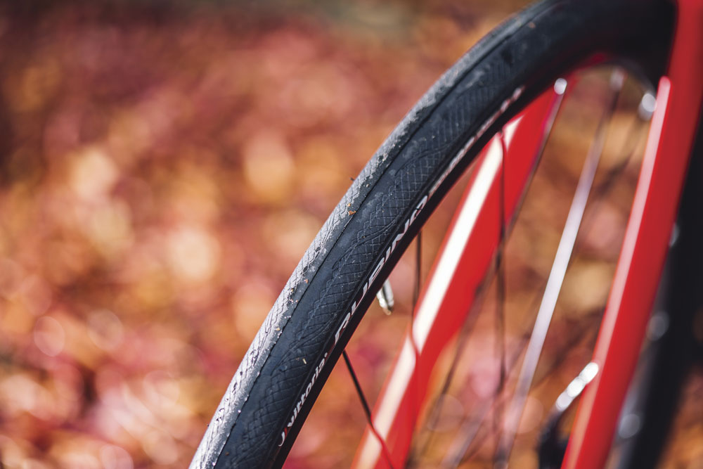 Bicycle tire tread