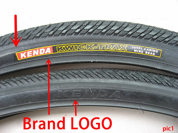 Bicycle tube size markings