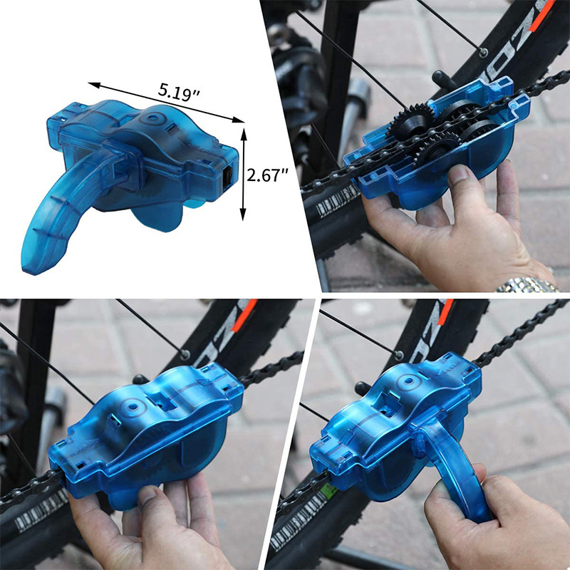 Brush cleaning chain