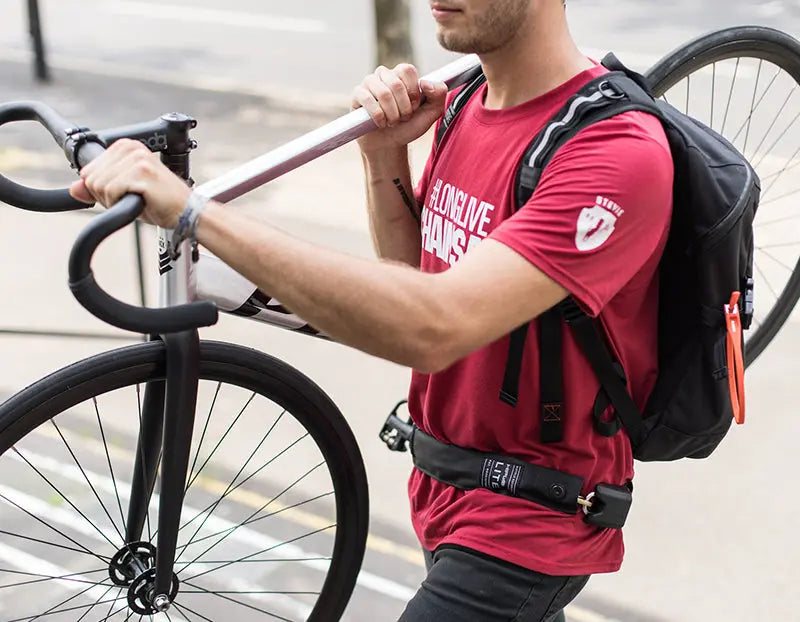 Carrying bicycle locks