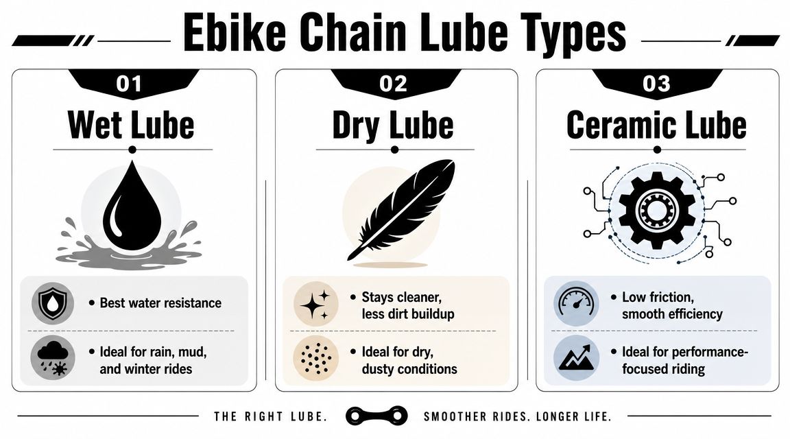 Chain lubricant types