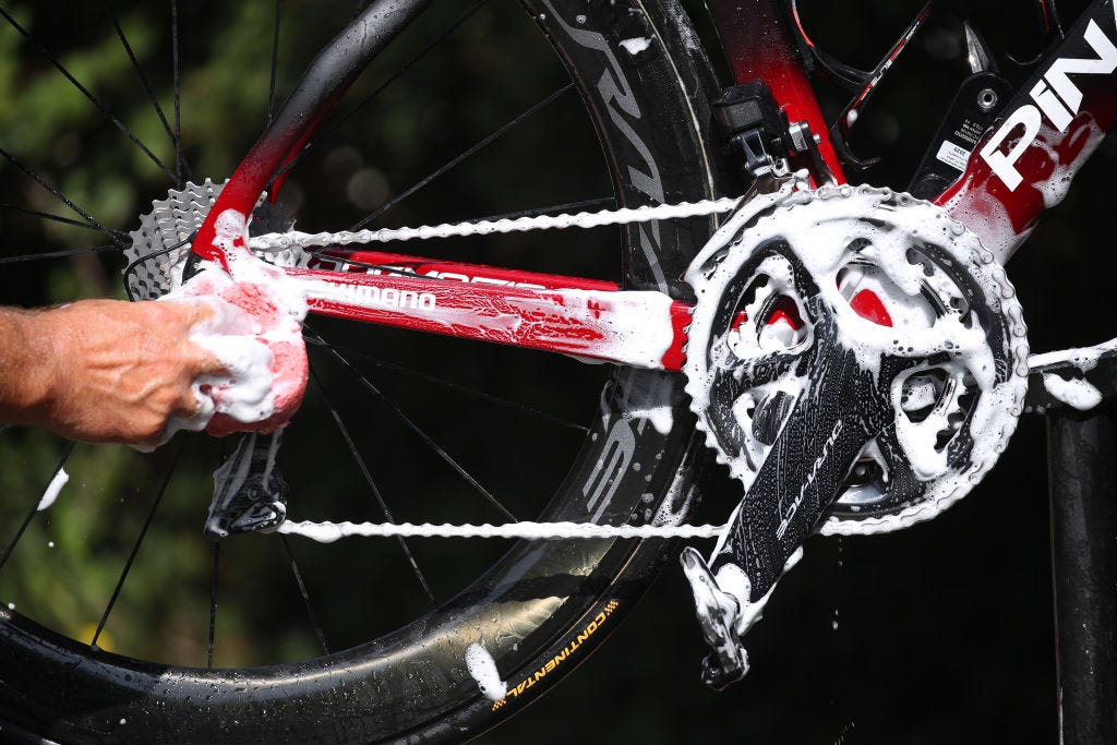Clean commuter bicycle