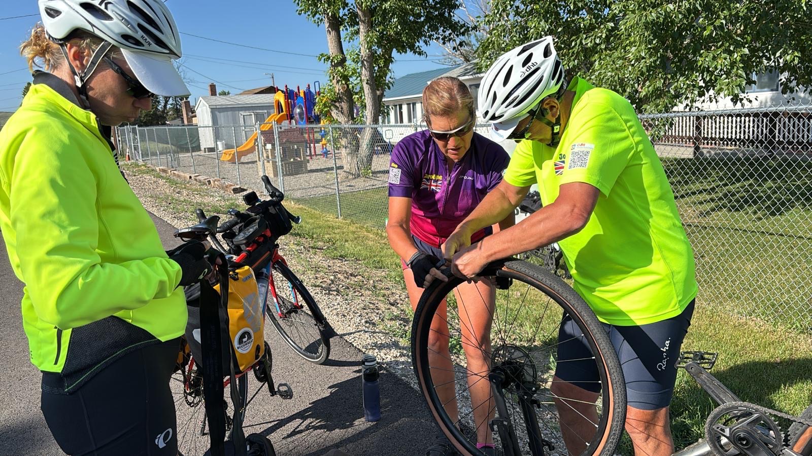 Cycling roadside repair