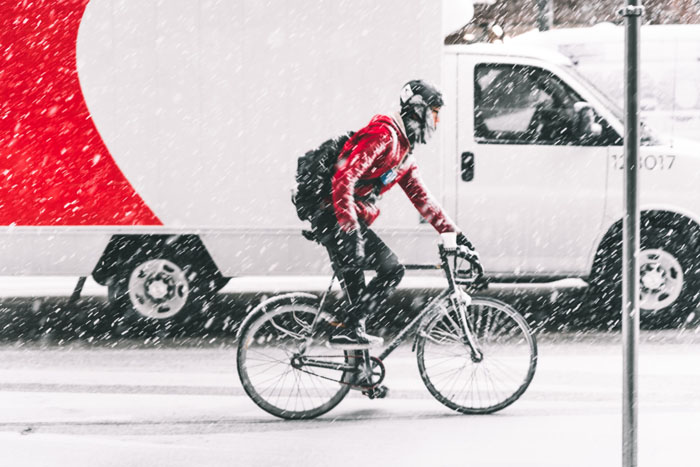 Cycling weather conditions