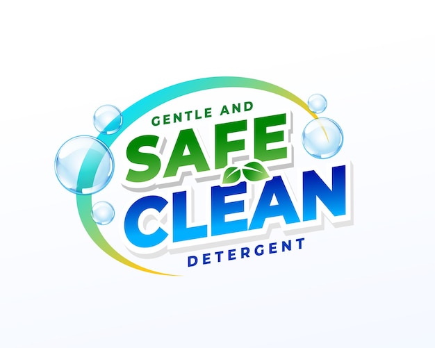 Laundry detergent label