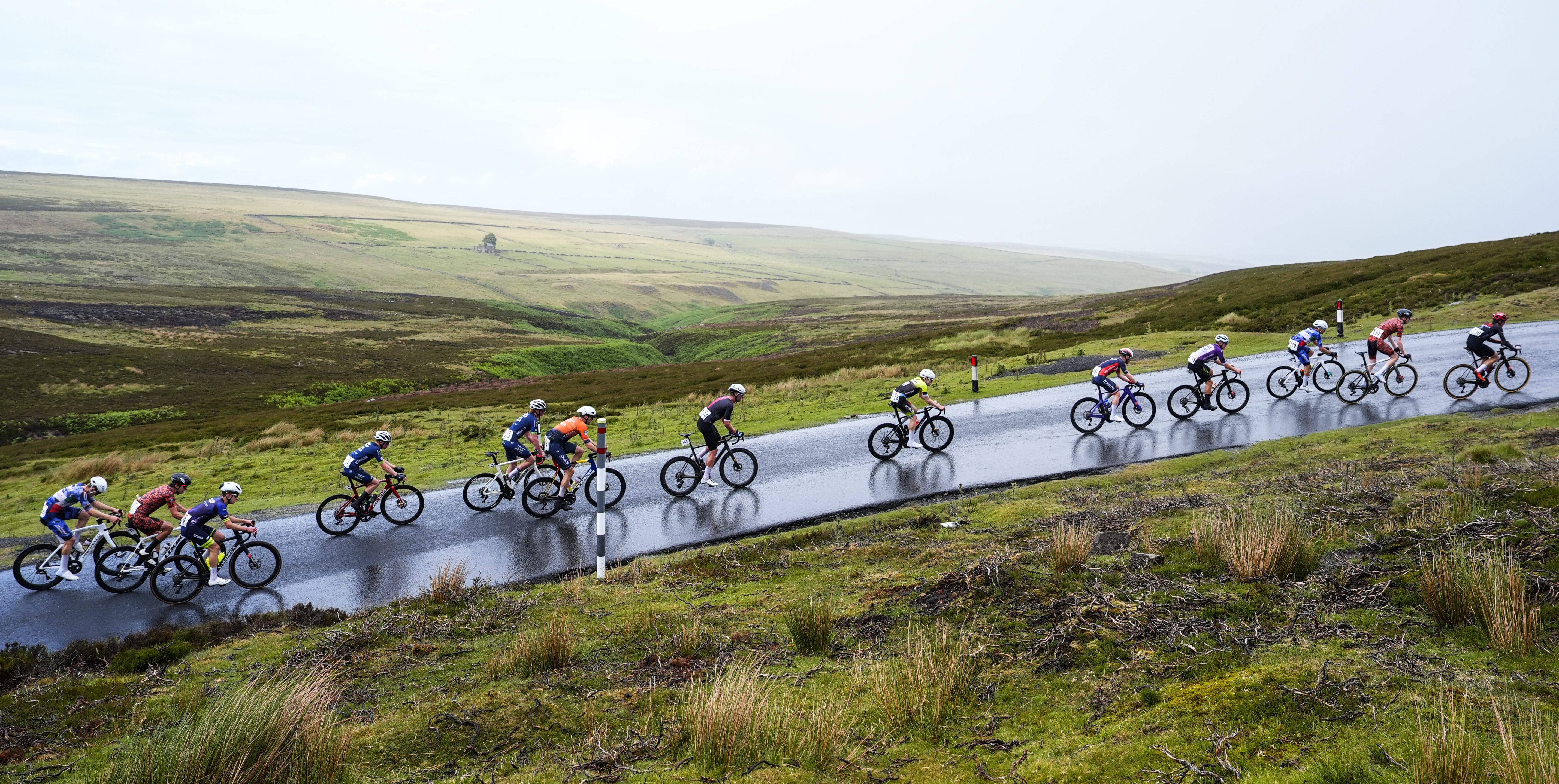 Road cycling race terrain