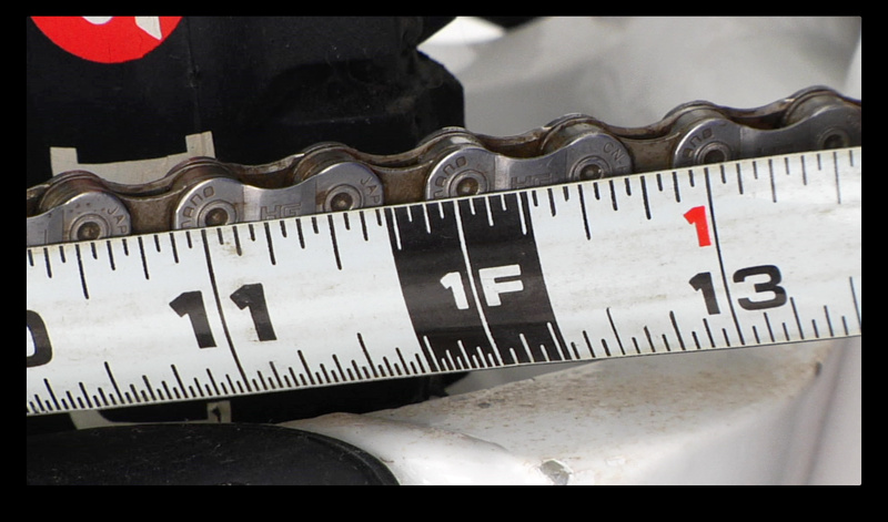 chain wear measurement