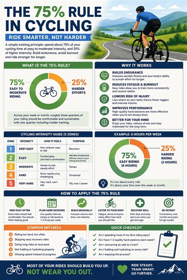 comfortable cycling duration