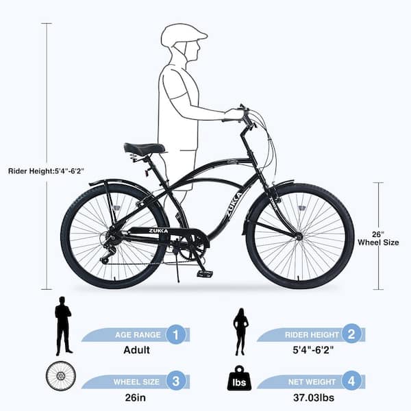 cruiser bike sizing