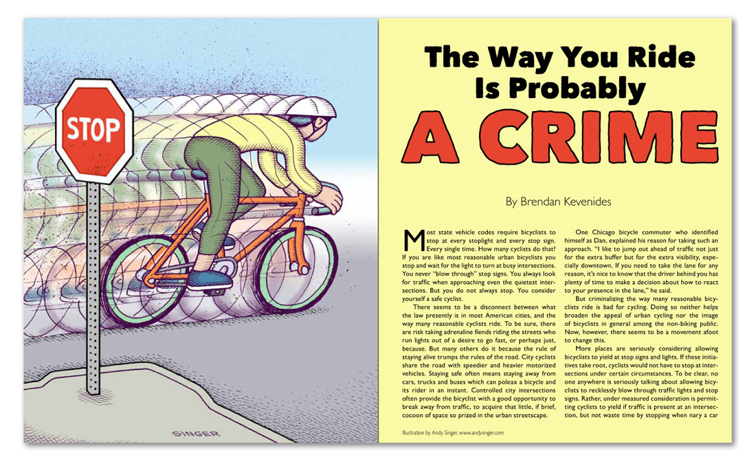 cycling intersection decisions