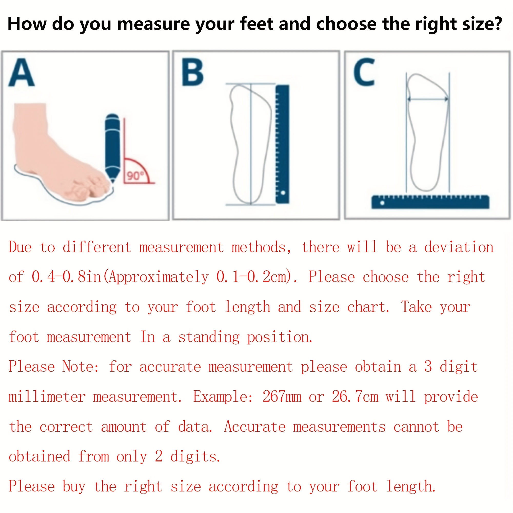 foot length measurement