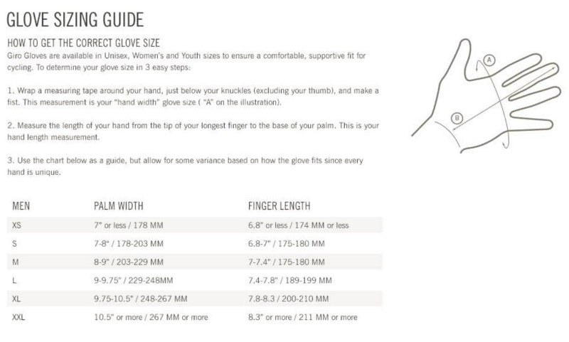 hand size measurement