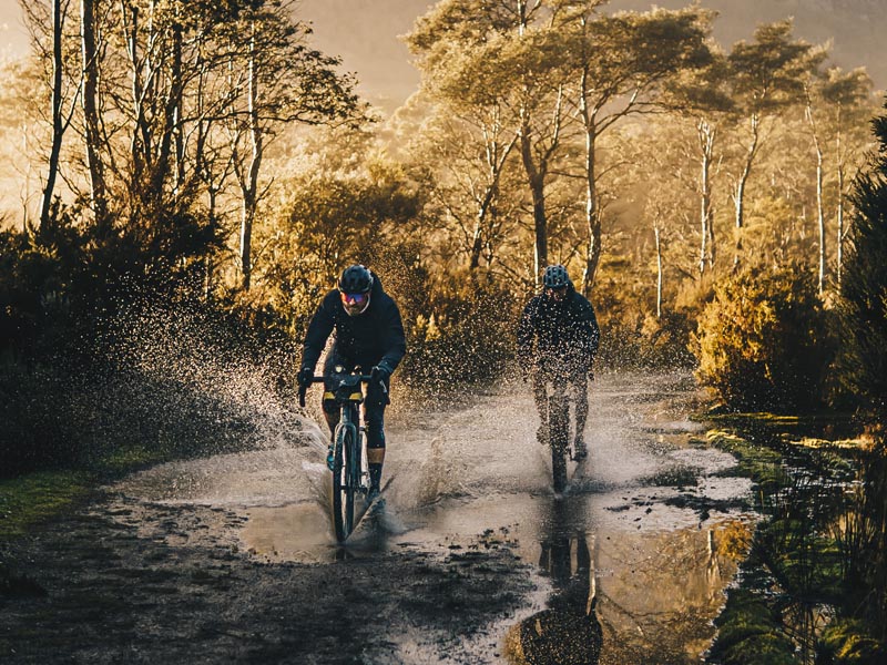 hardpacked gravel track