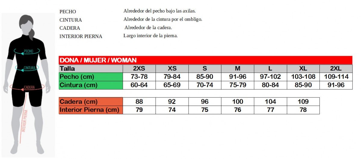 jersey waist sizing