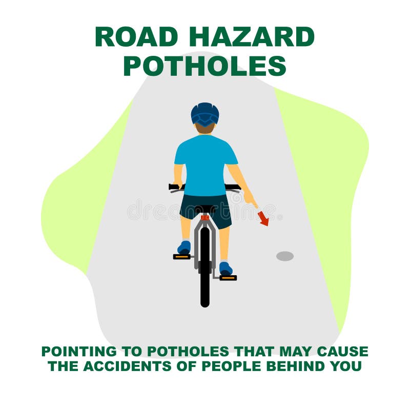 pothole warning gesture