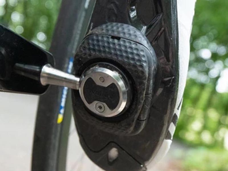 recessed cycling cleat