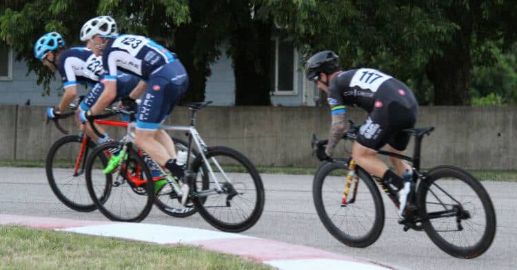 standing on pedals