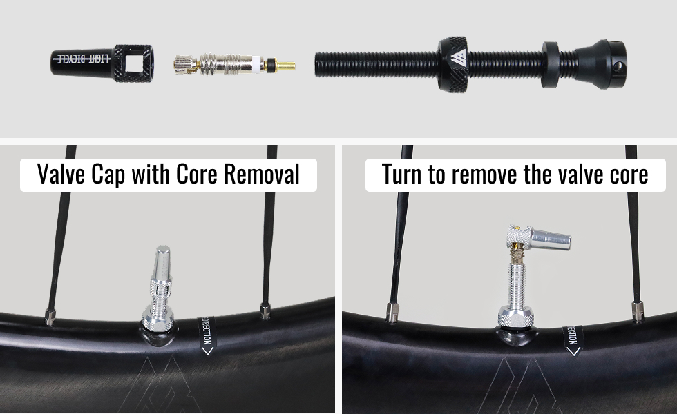 tubeless valve removal